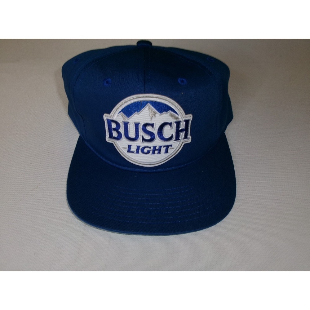 BUSCH LIGHT BEER SNAPBACK FISHING BEACH GOLF HAT CAP VINTAGE DEADSTOCK U5